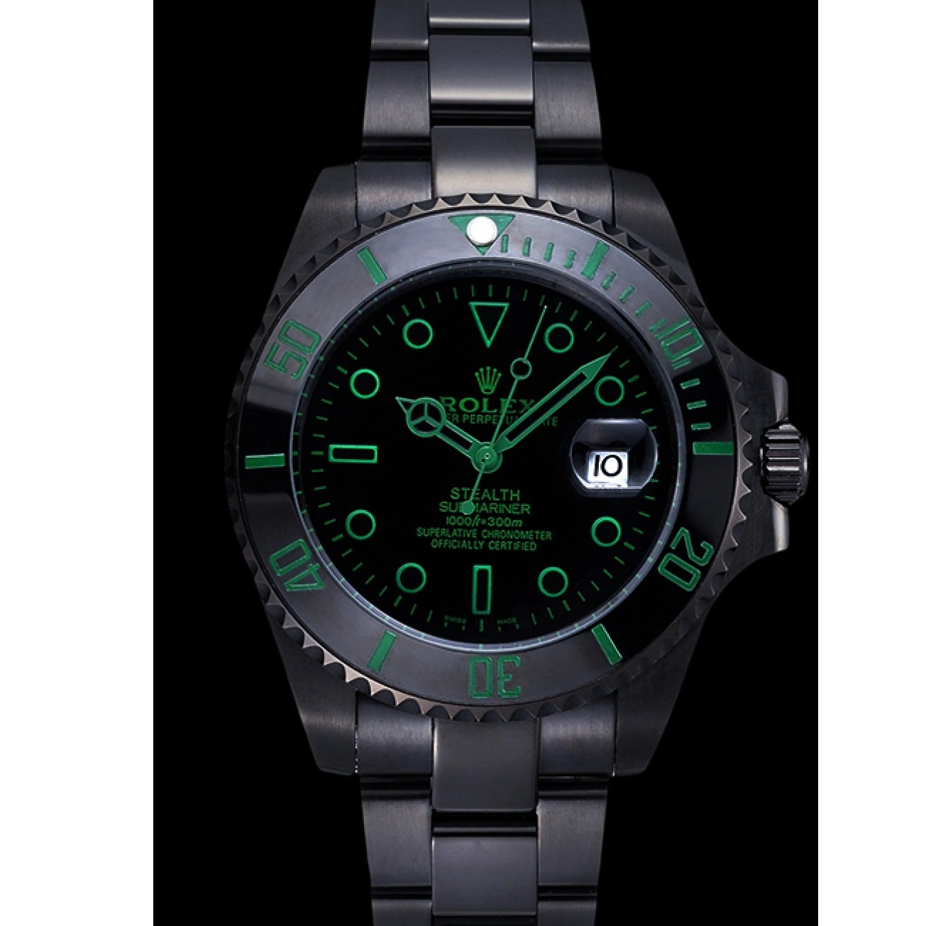 622007 Submariner Black Ceramic Stealth Rolex 0825